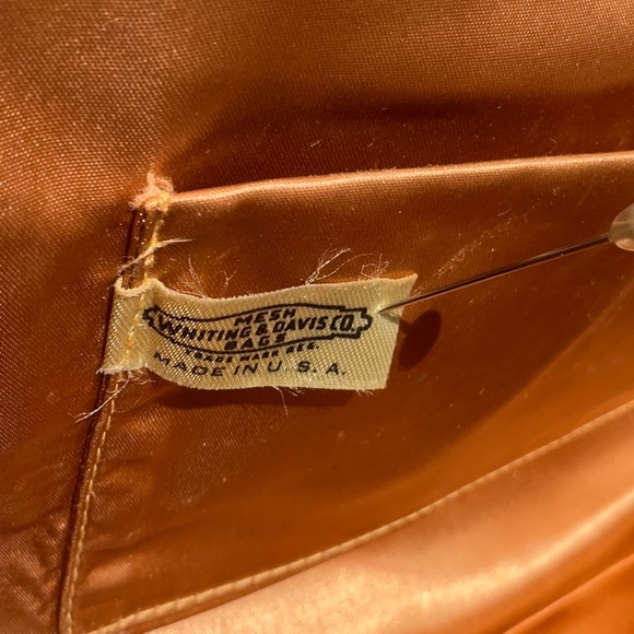 Whiting & Davis Black & Gold Undertone Mesh Handbag - Picture 13 of 13